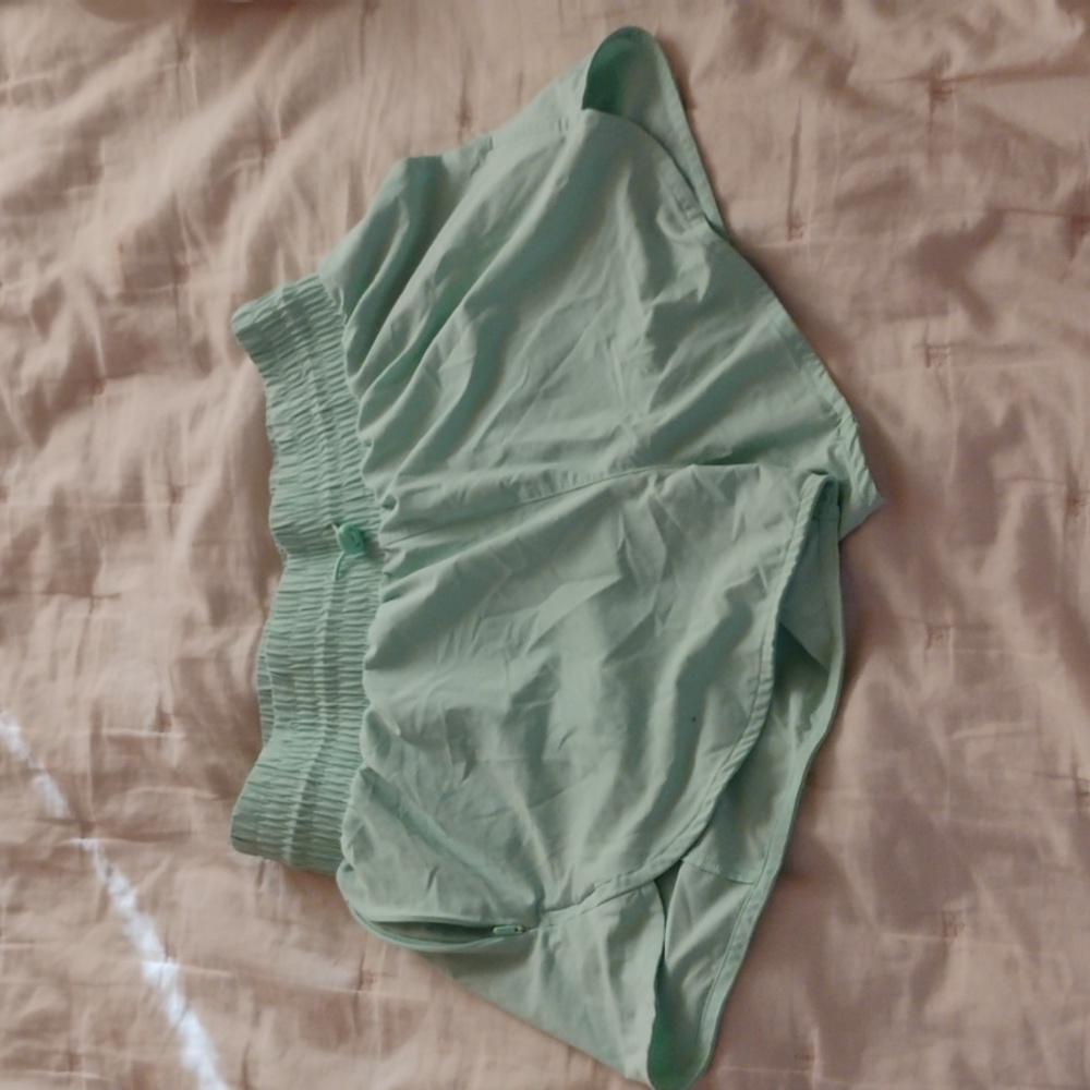 Teal Athletic Shorts For Girls
